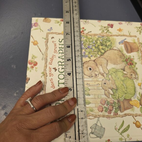 C.R. Gibson How Does Your Baby Grow A Baby Book Hardcover Garden Wildlife 24pg - Picture 8 of 9